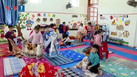Sơn La đảm bảo sức khỏe cho học sinh khi nhiệt độ xuống thấp