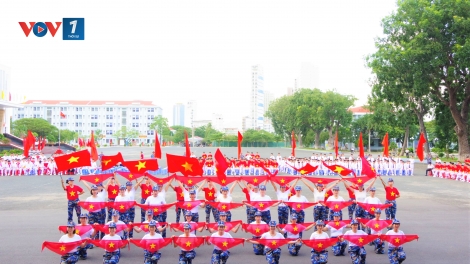 Học viện Hải quân tổ chức Hội thi 05 vũ điệu trong sinh hoạt tập thể cho bộ đội và khiêu vũ quốc tế