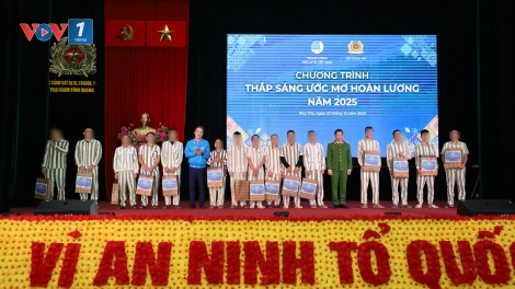 “Thắp sáng ước mơ hoàn lương” cho phạm nhân trong độ tuổi thanh niên tại Trại giam Vĩnh Quang