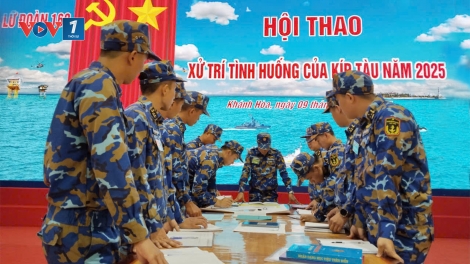 Lữ đoàn 162 nâng cao năng lực tác chiến, chỉ huy hiệp đồng của các kíp tàu