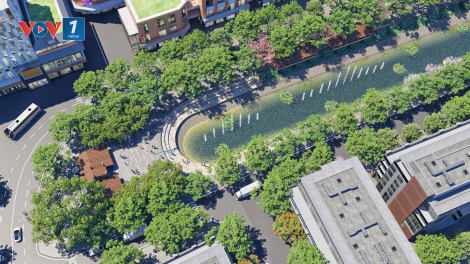 Hà Nội khởi công dự án cải tạo, tái thiết công viên tuyến hai bên sông Tô Lịch