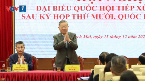 Thời sự 12h 15/12/2025: Tổng Bí thư Tô Lâm tiếp xúc cử tri sau kỳ họp thứ 10, Quốc hội khoá XV