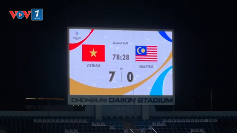 Việt Nam khép lại với chiến thắng đậm đà 7 - 0 trước Malaysia