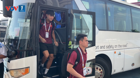 U22 Việt Nam chuẩn bị bước vào trận ra quân gặp U22 Lào tại bảng B, Seagame 33