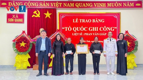 Lữ đoàn 125 trao Bằng “Tổ quốc ghi công” cho Liệt sĩ Phan Văn Giáp