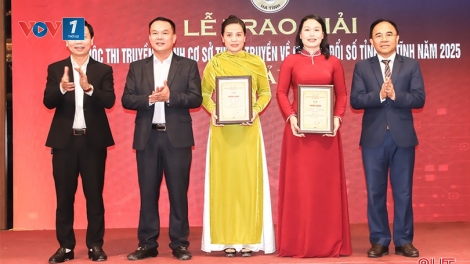 Hà Tĩnh: trao giải cuộc thi truyền thanh về chuyển đổi số năm 2025