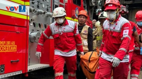 Indonesia: Cháy nhà 7 tầng, ít nhất 20 người thiệt mạng