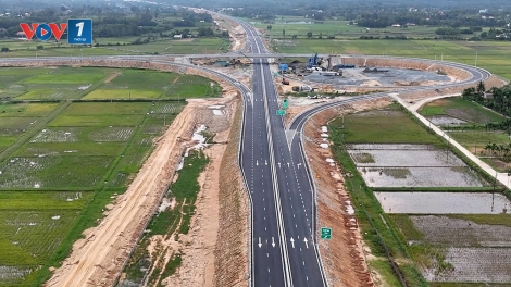Hình ảnh mới nhất Dự án cao tốc Quảng Ngãi- Hoài Nhơn chuẩn bị khánh thành