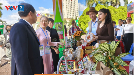 Hơn 250 gian hàng tham gia Hội chợ OCOP gắn với ẩm thực Tây Nguyên đang diễn ra tại Đắk Lắk
