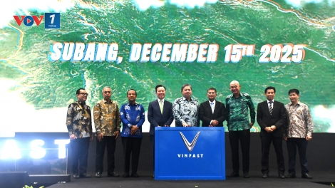 VINFAST chính thức khánh thành nhà máy ô tô điện tại Indonesia