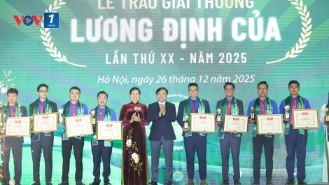 Vinh danh 30 thanh niên nông thôn nhận Giải thưởng Lương Định Của  năm 2025