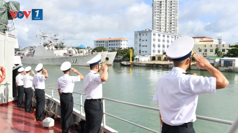 Tàu 09 rời cảng thực hiện nhiệm vụ diễn tập Hàng hải ASEAN - Hoa Kỳ lần thứ 2 tại Indonesia
