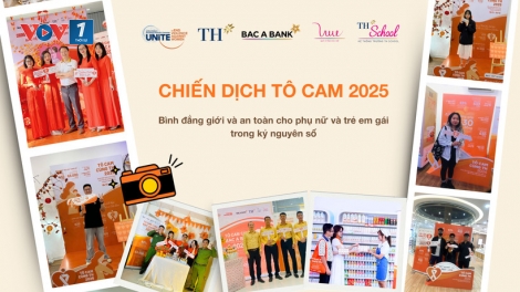 Chiến dịch “Tô cam 2025”: Lan tỏa sắc cam của bình đẳng và an toàn cho phụ nữ, trẻ em gái