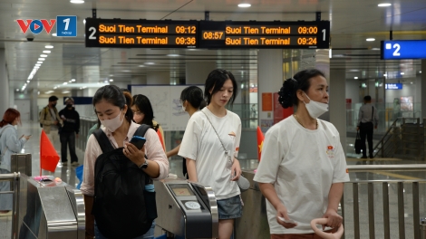 Hành khách đi Metro số 1 được miễn phí vé dịp Tết Dương lịch 2026
