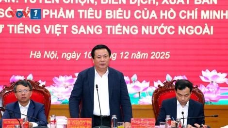 Tuyển chọn biên dịch xuất bản một số tác phẩm tiêu biểu của HCM từ tiếng Việt sang tiếng nước ngoài