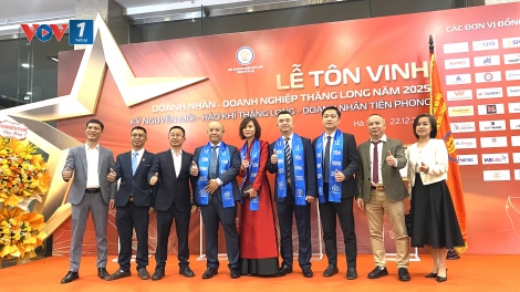 Hà Nội: Tôn vinh 118 Doanh nhân - Doanh nghiệp Thăng Long năm 2025