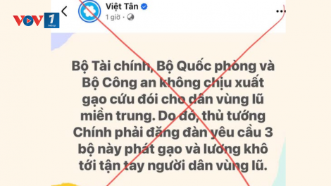 Xuyên tạc, bóp méo hoạt động cứu trợ người dân trong lũ lụt: “trò bẩn” của những kẻ chống phá”