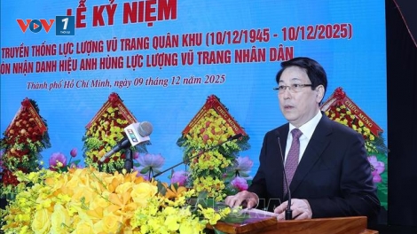 Thời sự 12h 9/12/2025: Lễ kỷ niệm 80 năm Ngày truyền thống lực lượng vũ trang Quân khu 7