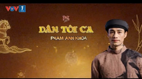 Ca sĩ Phạm Anh Khoa trở lại với EP “Dân tôi ca”: Khi rock ngân lên hồn Việt