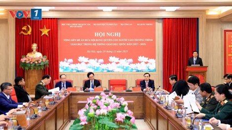 Tổng kết 8 năm Đề án đưa nội dung quyền con người vào CT giáo dục trong hệ thống giáo dục quốc dân