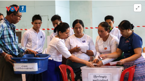 Myanmar bước vào vòng bầu cử cuối cùng với lợi thế áp đảo thuộc về đảng USDP