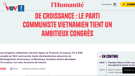Quốc tế đánh giá cao tầm nhìn, sự đồng thuận và tinh thần hành động của Đại hội XIV của Đảng