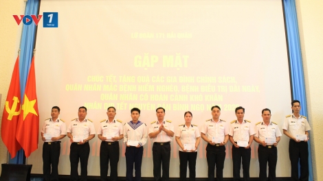 Lữ đoàn 171 tri ân gia đình chính sách, chăm lo quân nhân dịp Tết