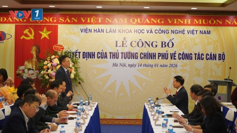 Thứ trưởng Bộ KH&CN Bùi Thế Duy được điều động, bổ nhiệm giữ chức Phó Chủ tịch Viện Hàn lâm KH&CN Việt Nam