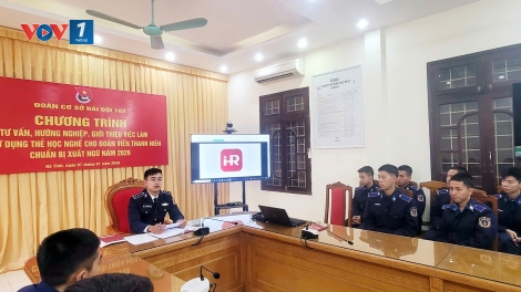 Hải đội 102 tổ chức tư vấn hướng nghiệp cho quân nhân chuẩn bị xuất ngũ