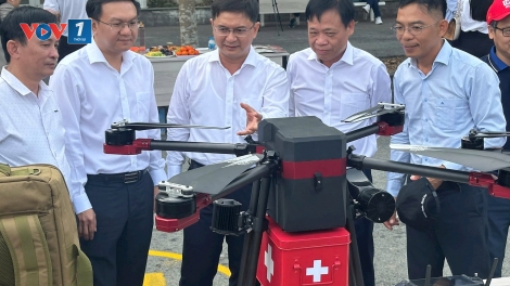 Thành phố Hồ Chí Minh thử nghiệm ứng dụng thiết bị bay không người lái vào hoạt động giao hàng