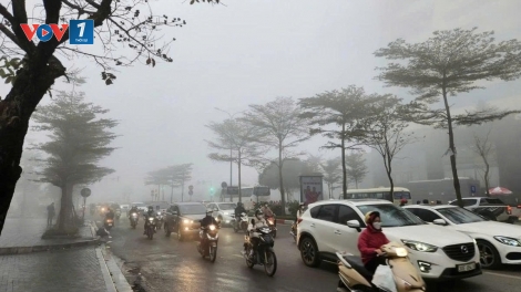 Thời tiết ngày 30/1: Bắc Bộ mưa phùn, sương mù, trời rét về đêm và sáng
