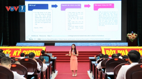 Nâng cao chất lượng giáo dục – đào tạo qua lớp tập huấn chuẩn đầu ra tại Học viện Hải quân