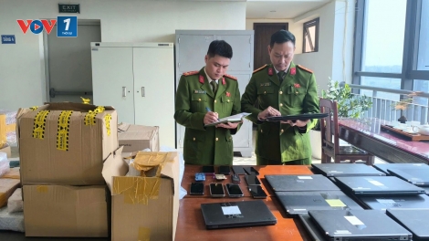 Bóc gỡ đường dây lừa đảo mua hàng trúng thưởng trên mạng