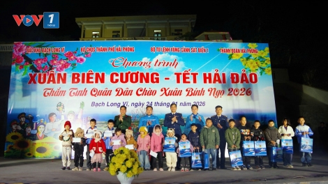 Tết sớm cùng quân và dân đặc khu Bạch Long Vĩ