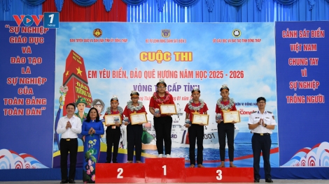 Lan tỏa tình yêu biển, đảo qua Cuộc thi “Em yêu biển, đảo quê hương” tại Đồng Tháp và Vĩnh Long