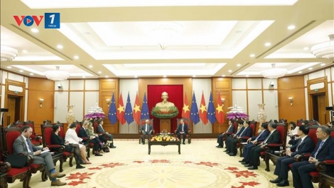 Tổng Bí thư Tô Lâm tiếp Chủ tịch Hội đồng châu Âu António Costa