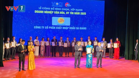 Vinh danh Doanh nghiệp văn hóa, uy tín năm 2025
