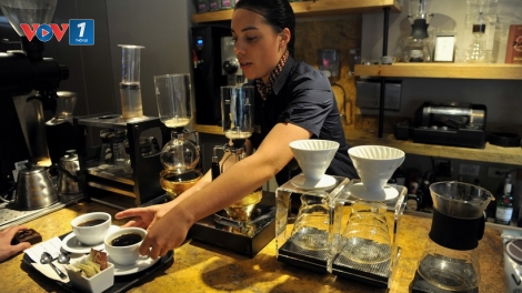 Mang văn hóa thưởng thức cà phê Việt tới châu Âu
