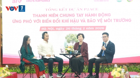 Thanh niên chung tay hành động ứng phó với biến đổi khí hậu và bảo vệ môi trường