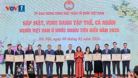 Ủy ban Trung ương MTTQ Việt Nam gặp mặt kiều bào Xuân 2026