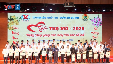 Tết Thợ mỏ năm 2026: "Mừng Đảng quang vinh, mừng đất nước đổi mới"