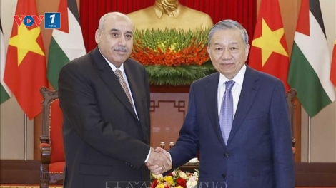 Tổng Bí thư Tô Lâm tiếp Chủ tịch Hạ viện Jordan Mazen Turki El Qadi