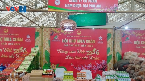 Phong phú nông sản Việt tại không gian “Lan tỏa sắc Xuân”
