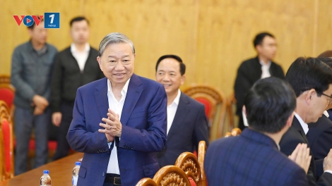 Tổng Bí thư Tô Lâm: Công tác chính trị tư tưởng phải thực sự đi trước mở đường