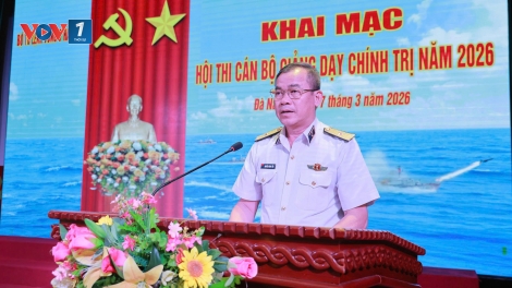 Vùng 3 Hải quân khai mạc Hội thi cán bộ giảng dạy Chính trị năm 2026