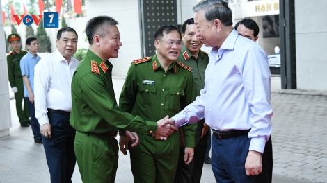 Tổng Bí thư Tô Lâm dự Hội nghị Đảng ủy Công an Trung ương Quý I năm 2026