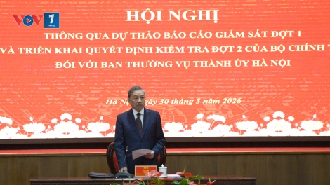 Tổng Bí thư Tô Lâm: Hà Nội tiếp tục duy trì nhịp độ công việc ở mức cao, kỷ luật, kỷ cương được siết