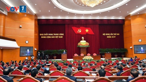 Thông cáo báo chí về ngày làm việc thứ ba và bế mạc Hội nghị Trung ương 2