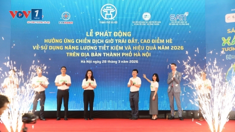 Hà Nội lan toả các hoạt động sử dụng năng lượng tiết kiệm, hưởng ứng Chiến dịch Giờ trái đất 2026