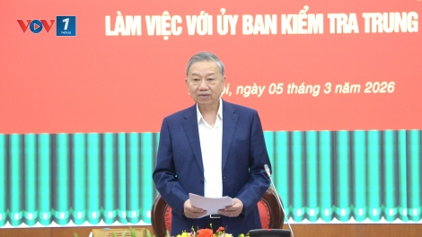 Thời sự 21h30 5/3/2026: Tổng Bí thư Tô Lâm làm việc với Uỷ ban Kiểm tra Trung ương